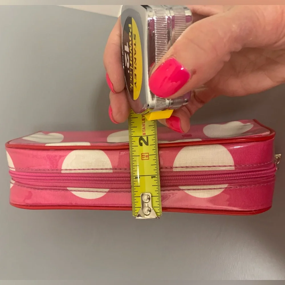 Kate Spade Fuchsia and White Polka Dot Pouch - Picture 12 of 12